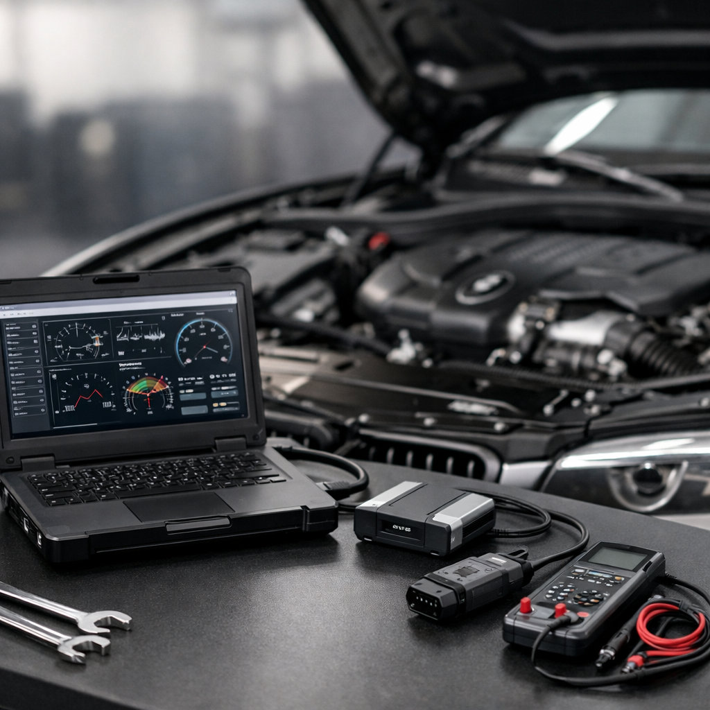 Autohaus Munich advanced diagnostic equipment for German vehicle computer systems and electronic repair